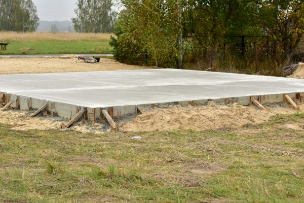 Concrete Base Installation in Bend