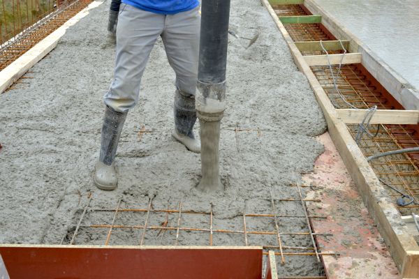 Concrete Base Construction in Bend