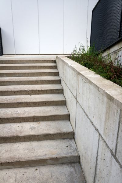 Cement Stair Installation in Bend