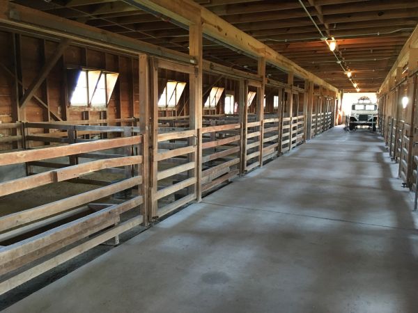 Barn Slab Construction in Bend