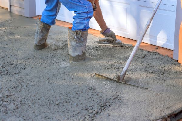 Driveway Slab Construction in Bend