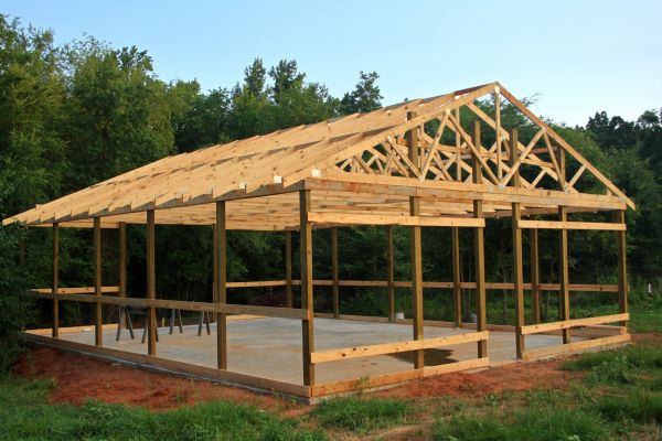 Barn Pad Installation in Bend