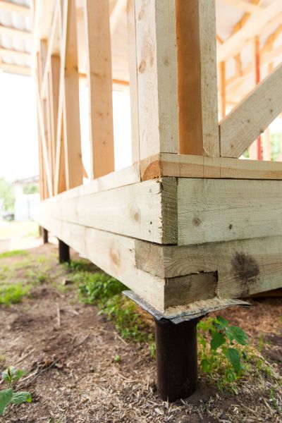 Barn Footing Construction in Bend